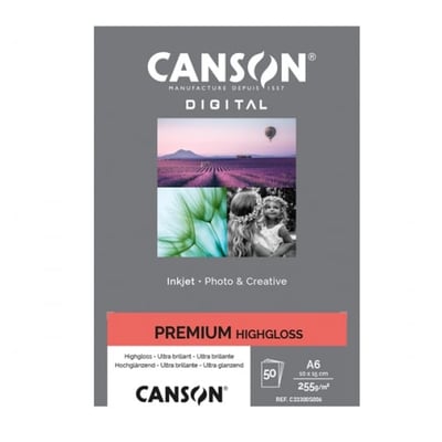 Papel Fotográfico Canson Premium Highgloss 10x15cm