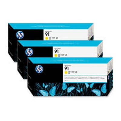 Cab. de Imp. HP 91 (C9485A) Amarillo Pack 3