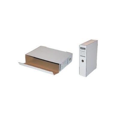 Caja de Cartón Archivo Definitivo L140 - Blanco