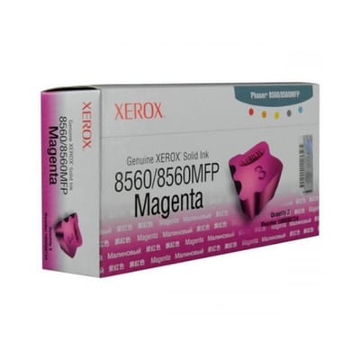 Tinta Sólida Original Xerox 8560AN Magenta Pack 3