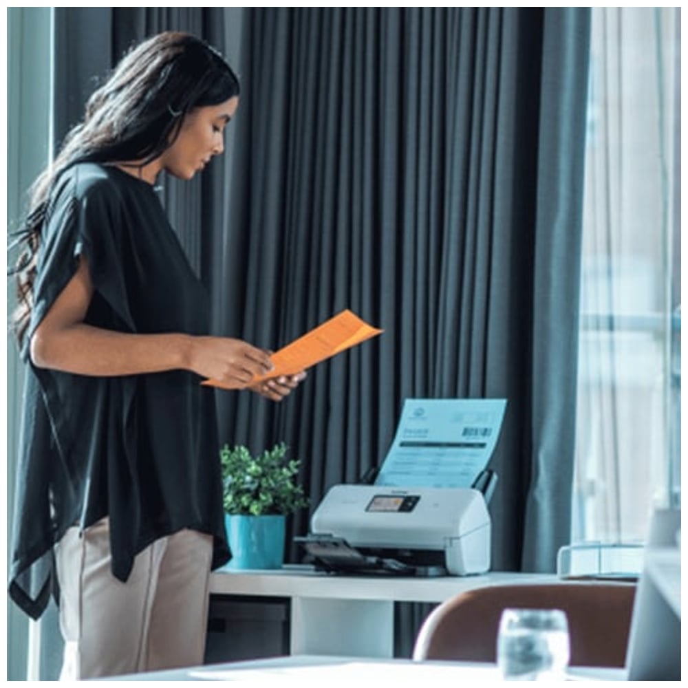 Brother ADS-4550W scanner ADF 600 x 600 DPI