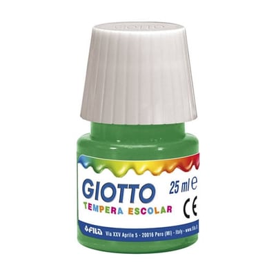 Guache Giotto Tempera Escolar 25ml - Esmeralda