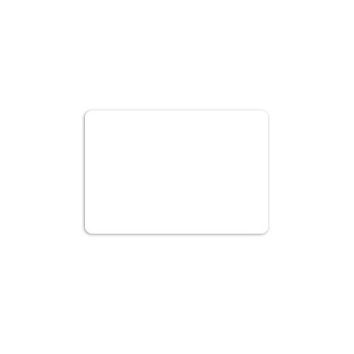 Cartões ZEBRA Brancos sem Banda Magnética Pack 500