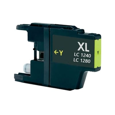 Tinteiro Comp. Brother LC1240/1280 Ama. Alta Cap.