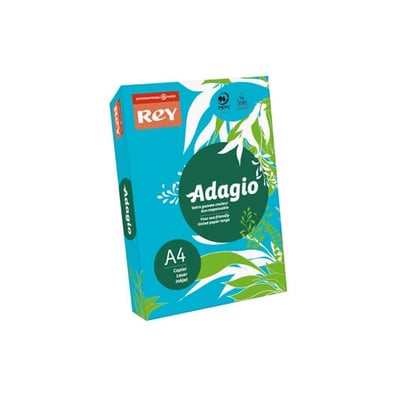 Papel Fotocopia Adagio A4 80gr Azul Intenso 1x500f