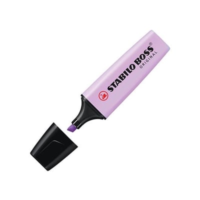 Marcador Stabilo Boss Pastel Lila Niebla - 1ud