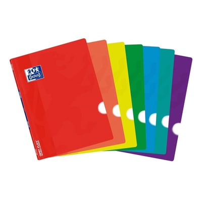 Cuaderno Grapado Oxford Openflex A4 Rayado. Rojo
