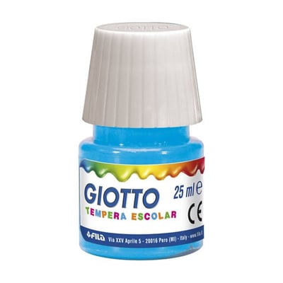 Guache Giotto Tempera Escolar 25ml - Cian