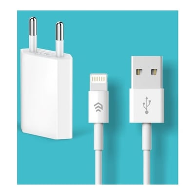 Cargador + Cable Lightning 1mt Certificado Apple