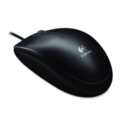 Ratón Logitech B100 con cable - Negro