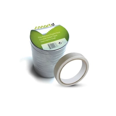Cinta Adhesiva Doble Cara 12mmx10mts Pack 12