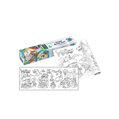 Papel Adhesivo c/ Relieve p/ Colorear 30cmx4mt Niño