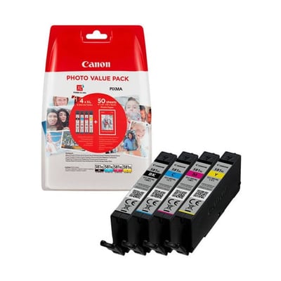 Multipack Original Canon CLI-581 XL CMYK