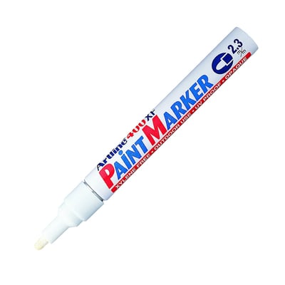 Marcador Permanente Artline Opaco 2-3mm Branco 1un