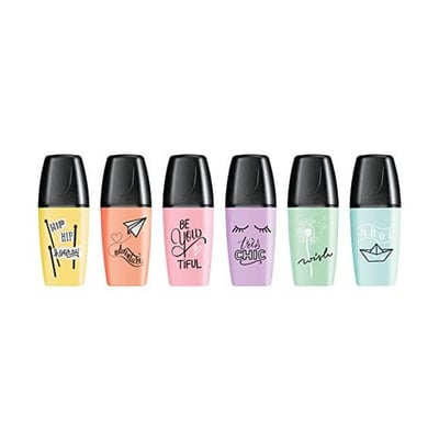 Marcador Stabilo Boss Mini Pastellove - Cx 6un