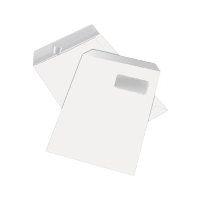 Sobres Saco Blanco 162x229mm Cx 500un c/ventana