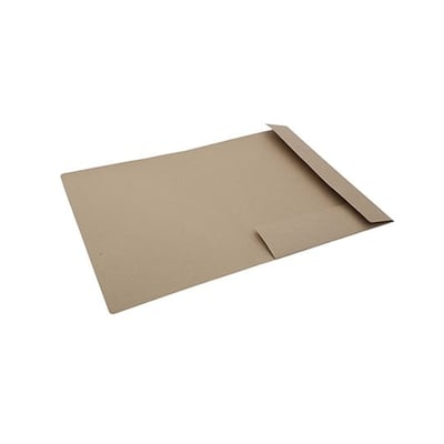 Dossier Cartulina 240g 2 Solapas Kraft 10un