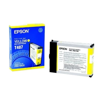Cartucho de tinta Original Epson T487 Amarillo