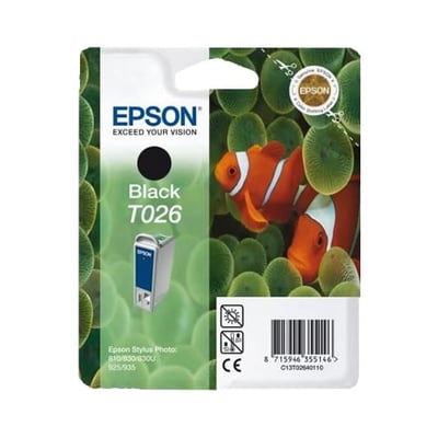 Cartucho de tinta Original Epson T026 Negro