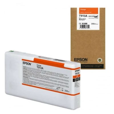 Tinteiro Original Epson T913A Laranja