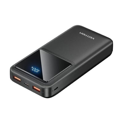 Powerbank Vention 20000mAh 22.5W USB (C+A+A) Negro
