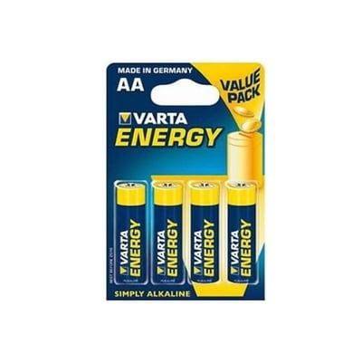 Pilhas Alcalinas Varta LR6 AA 1.5V 2600mAh 4un.