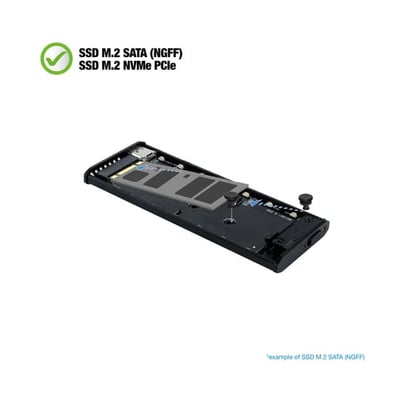 Caixa para Disco Externo TooQ SSD M.2 - USB-C