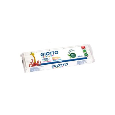 Plasticina Giotto Patplume 350gr - Blanco