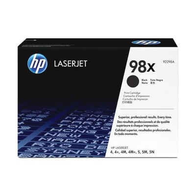 Toner Original HP 98X (92298X) Preto