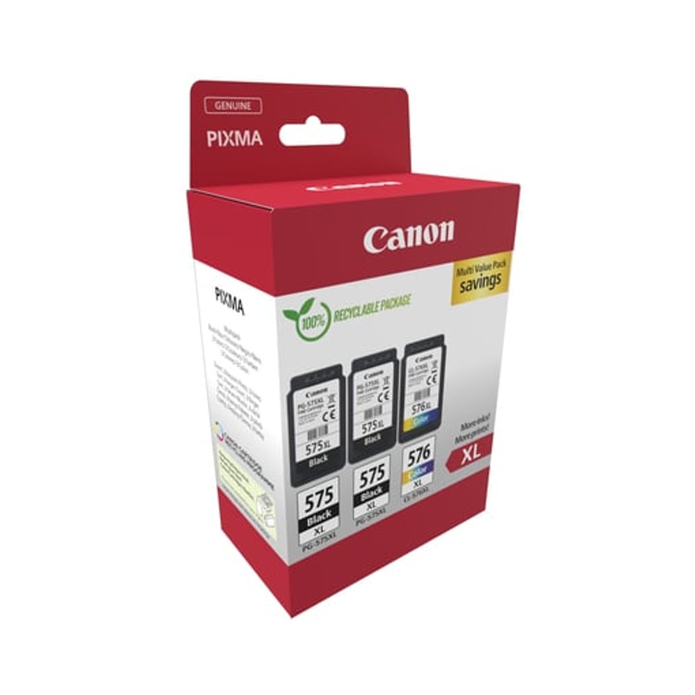 Tinteiro Original Canon PG-575 XL 2un + CL-576 XL Pack