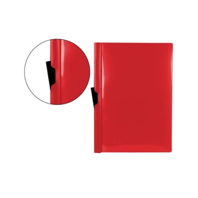 Dossier Com Clip Lateral Din A4 30 Folhas Vermelho