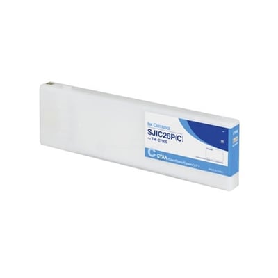 Tinteiro Compatível Epson SJIC26 Ciano