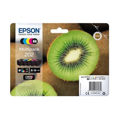 Cartucho de tinta Original Epson 202 XL Pack 5 Colores