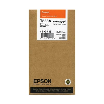 Cartucho de tinta Original Epson T653A Naranja