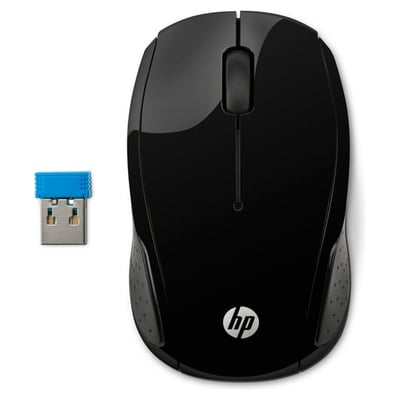 Rato HP 200 Wireless USB-A 1000 DPI Preto