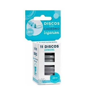 Recarga Caderno Inteligente 11 discos Cinzento