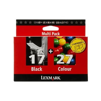 Pack de Tinteiros Orig. Lexmark 17 + 27