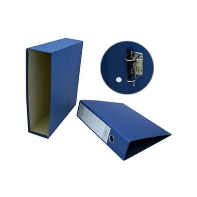 Carpeta Archivo L80 310x290x80 c/Cx Fija Azul Pack 5