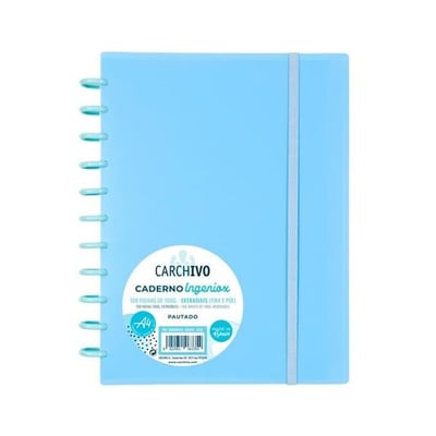 Caderno Inteligente A4 Pautado 80f Azul