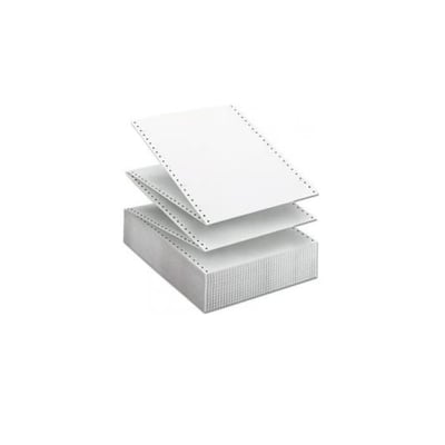 Papel Continuo 240x06 (6x9.5) 2 Vias 60gr Cx2000