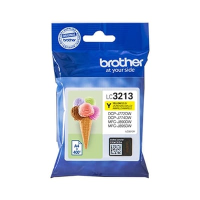 Tinteiro Original Brother LC3213 Amarelo
