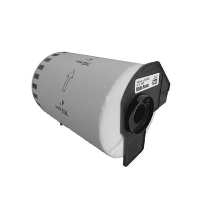 Cinta Continua de Papel Térmico 102mmx30,48m Blanca