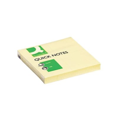 Bloco Adesivo Amarelo 76x76mm 100F - Pack 12