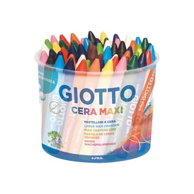 Lápiz de Cera Giotto Maxi - Taza c/ 60un