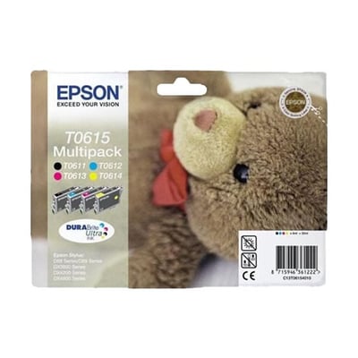Cartucho de tinta Original Epson T0615 Pack 4 Colores