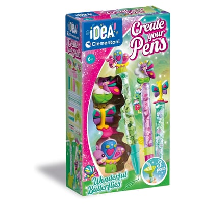 Kit Esferográfica Create Your Pens - Wonderful Butterflies