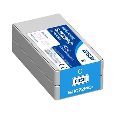Cartucho de tinta Original Epson SJIC22 Cian