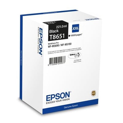 Cartucho de tinta Original Epson T8651 Negro