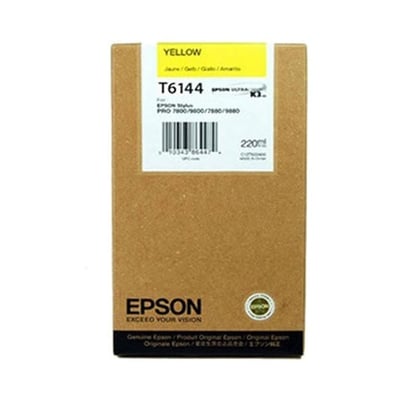 Cartucho de tinta Original Epson T6144 Amarillo