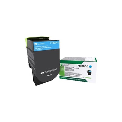 Toner Original Lexmark CS317/ CX317 Ciano